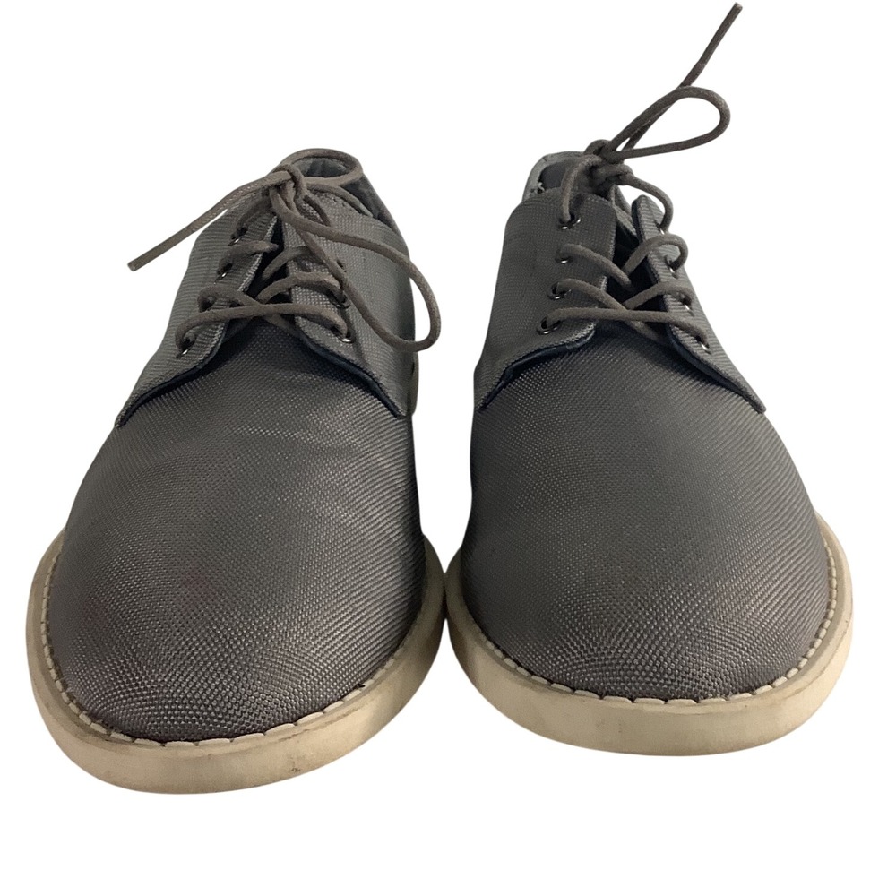 Calvin Klein Frasier Grey Textile Derby‎ Oxford Shoes Mens 10 34F9202